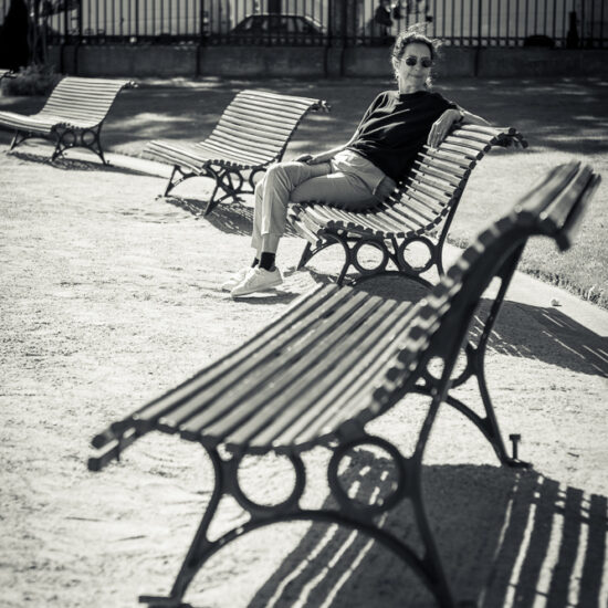 Dans le parc